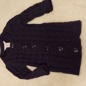 Toddler Gray Knit Sweater 1